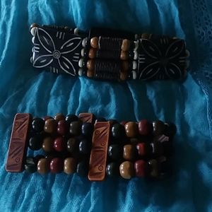African Wooden Bracelets